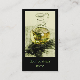 Catering / food distribution business card templat