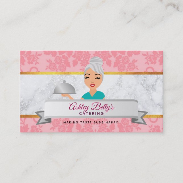 Catering logo Business Cards (Front)
