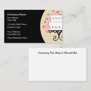 Catering Modern New Business Cards