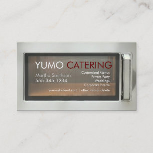Catering Oven Hospitality Business Card