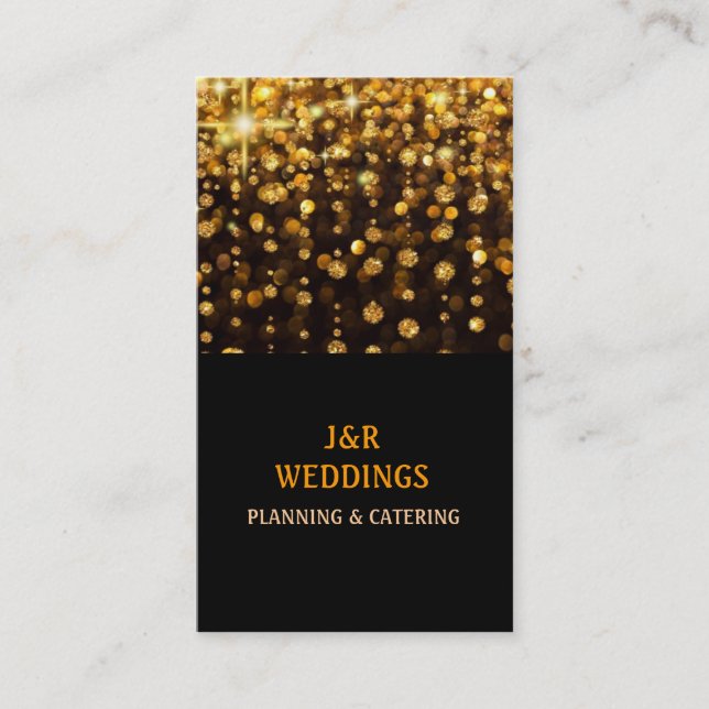 Catering Party Wedding Planner Restaurant Business Card (Front)
