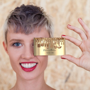 Catering Personal Chef Restaurant Drip Rose VIP Business Card