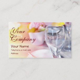 Catering service business card
