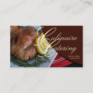 catering service business card