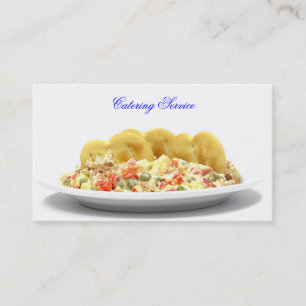 Catering Service Business Card Template