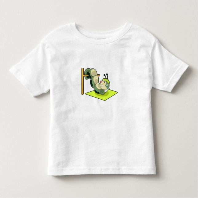 Caterpillar ABS Workout Fitness Toddler T-Shirt (Front)