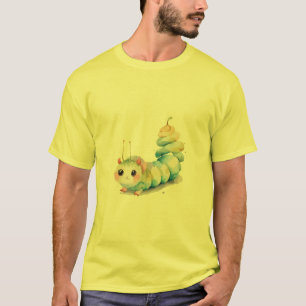 Caterpillar art emblem T-Shirt