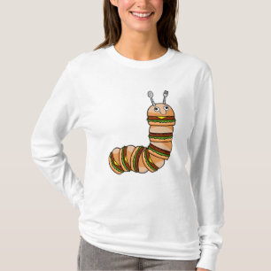 Caterpillar as Cheeseburger with Beef & Salad T-Shirt