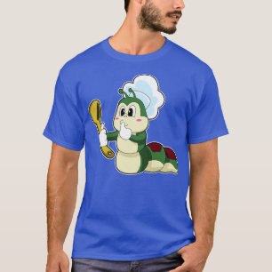 Caterpillar as Chef with Wooden spoon T-Shirt