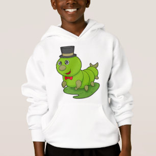 Caterpillar as Gentleman with Cylinder