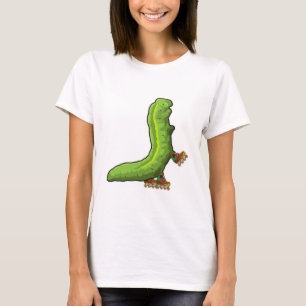 Caterpillar as Inline skater with Inline skates T-Shirt