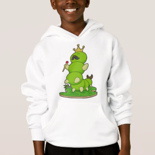 Caterpillar as King with Crown