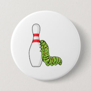 Caterpillar at Bowling with Bowling pin
