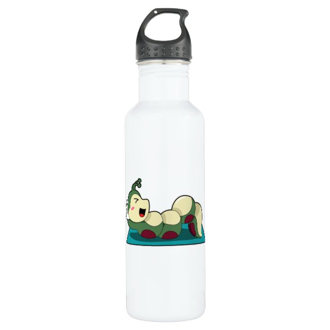 Caterpillar at Fitness Workout 710 Ml Water Bottle (Front)