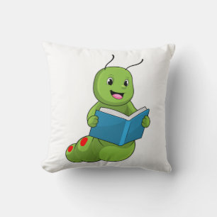 Caterpillar at Reading with Book Cushion