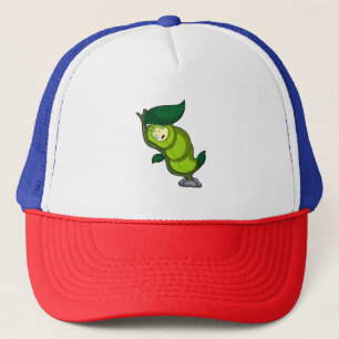 Caterpillar at Sleeping with Leaf Trucker Hat
