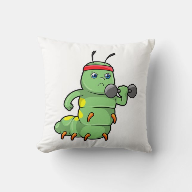Caterpillar at Strength training with Dumbbell Cushion (Front)
