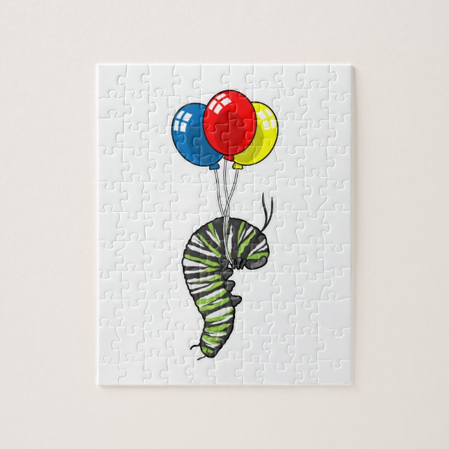 Caterpillar Balloon Jigsaw Puzzle (Vertical)