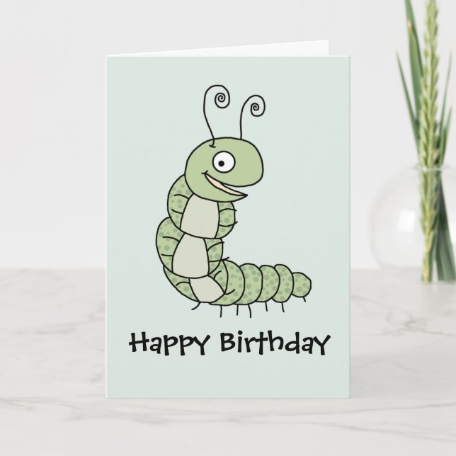 Caterpillar Card (Front)