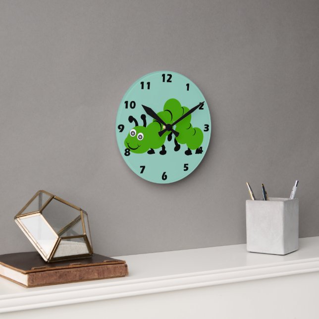 Caterpillar Design Round Clock (Office)
