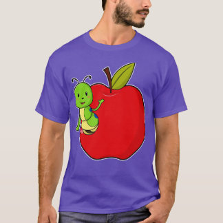 Caterpillar From Apple  T-Shirt