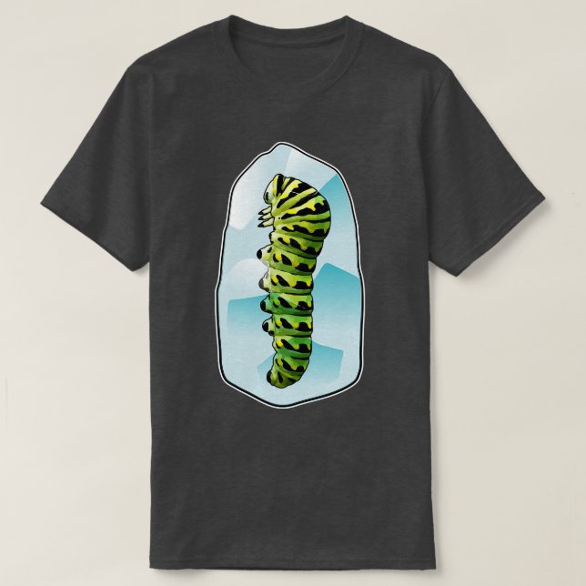 Caterpillar Ice Cubes  T-Shirt (Design Front)