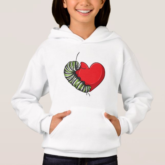 Caterpillar Love Heart (Front)