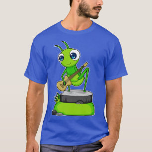 Caterpillar Musician Guitar Music T-Shirt