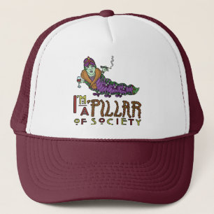 Caterpillar of Society Funny Animal Pun Trucker Hat