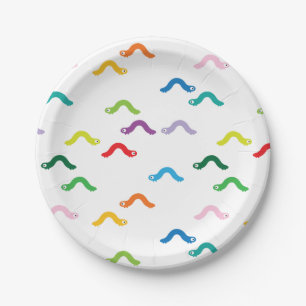 Caterpillar Paper Plate