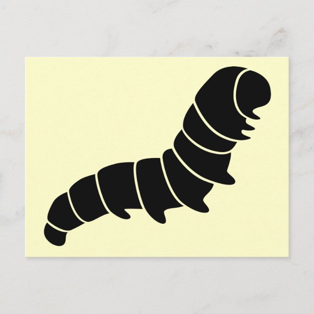 Caterpillar Print Postcard (Front)