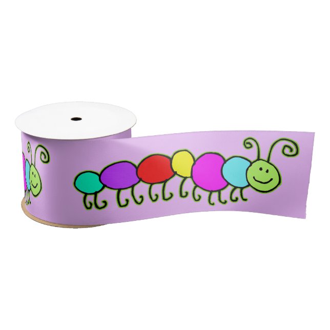 Caterpillar / Raupe Netty + your ideas Satin Ribbon (Spool)