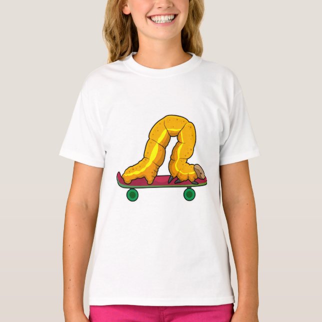 Caterpillar Skater Skateboard T-Shirt (Front)
