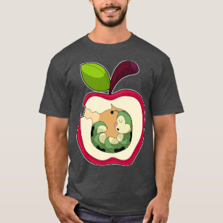 Caterpillar Sleeping Apple T-Shirt