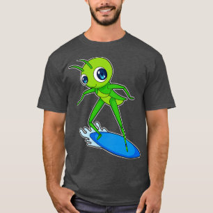 Caterpillar Surfer Surfboard T-Shirt