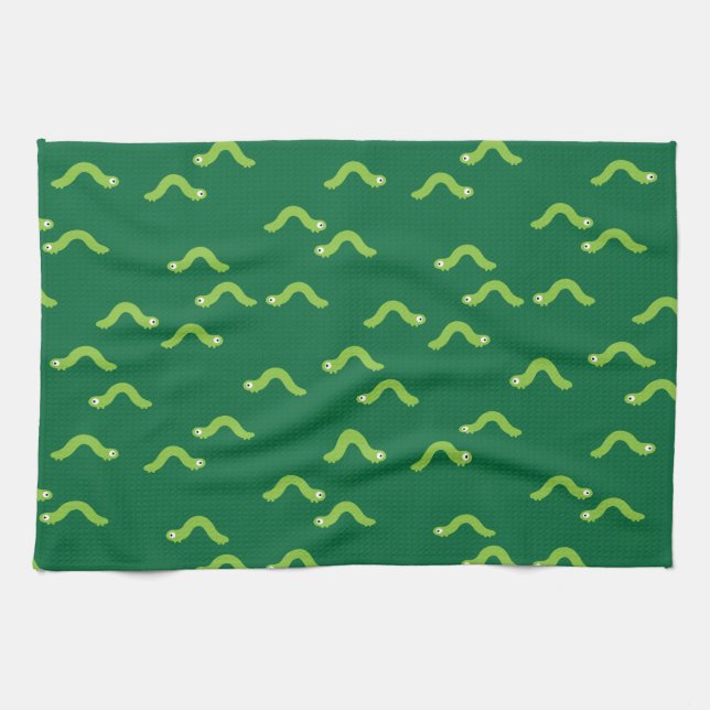 Caterpillar Tea Towel (Horizontal)