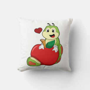 Caterpillar with Apple Cushion