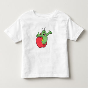 Caterpillar with Apple Toddler T-Shirt