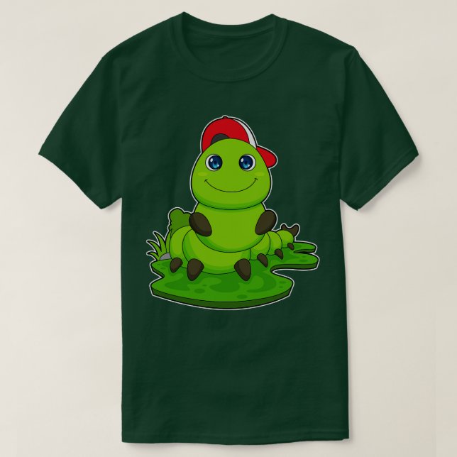 Caterpillar with Cap T-Shirt (Design Front)