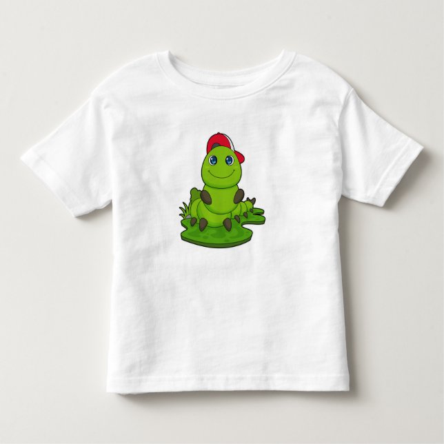 Caterpillar with Cap Toddler T-Shirt (Front)