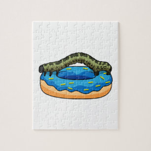 Caterpillar with Doughnut Jigsaw Puzzle