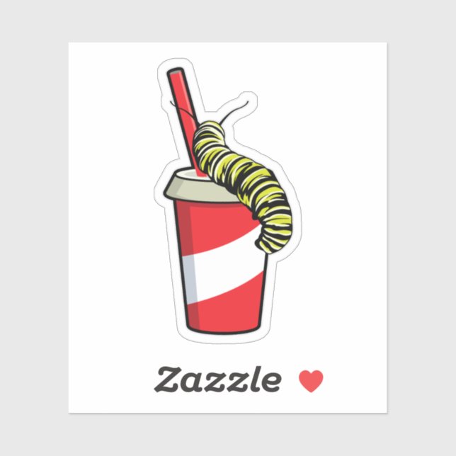 Caterpillar with Drink (Sheet)