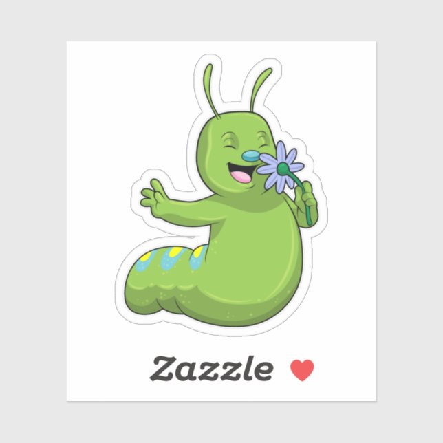Caterpillar with Flower Daisy (Sheet)