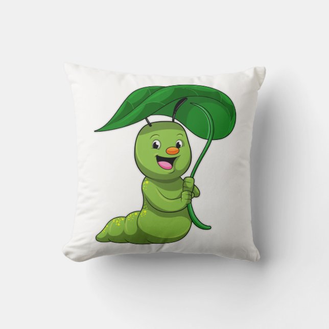 Caterpillar with Leaf as Parasol Cushion (Front)