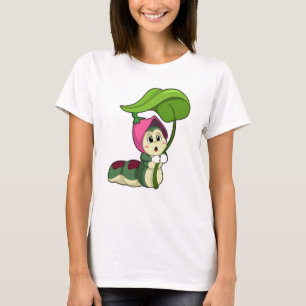 Caterpillar with Leaf T-Shirt