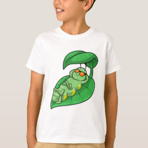 Caterpillar with Leaf T-Shirt