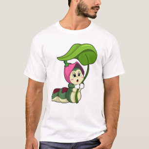 Caterpillar with Leaf T-Shirt