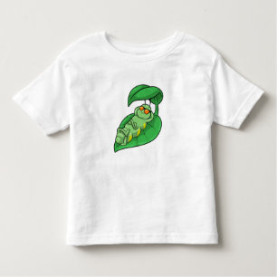Caterpillar with Leaf Toddler T-Shirt