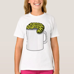 Caterpillar with Mug T-Shirt
