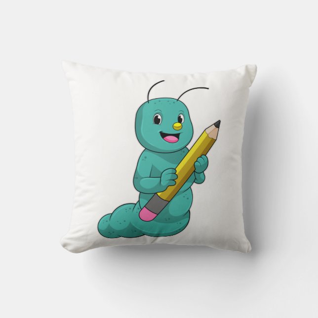 Caterpillar with Pencil Cushion (Front)